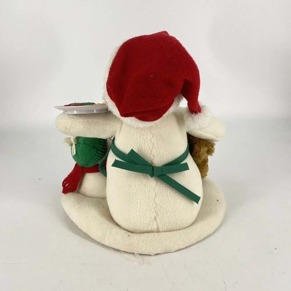 Hallmark Jingle Pals 2015 Time for Cookies Snowman Dog Animated Musical WORKS